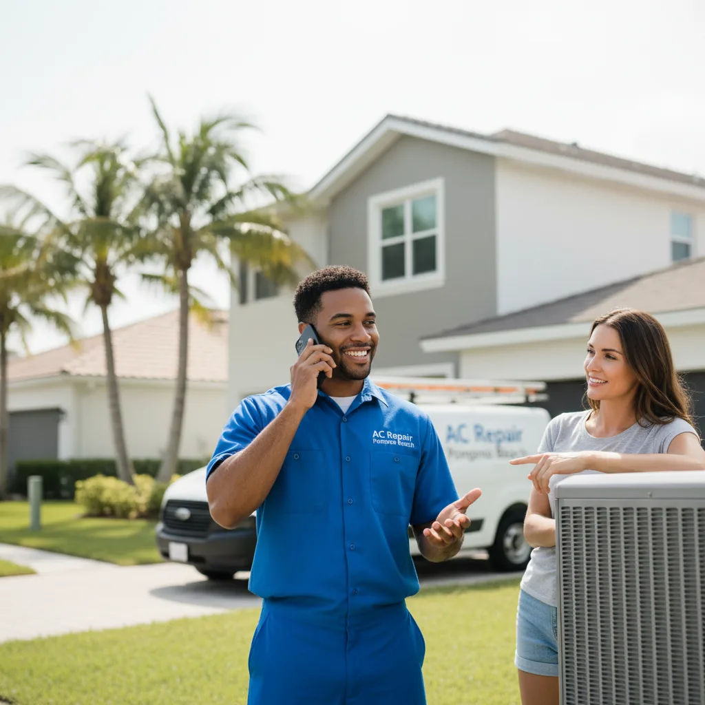 AC Repair Pompano Beach customer support in North Hills